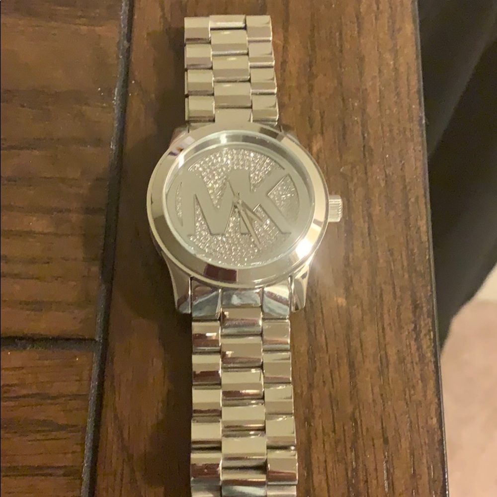 Silver watch